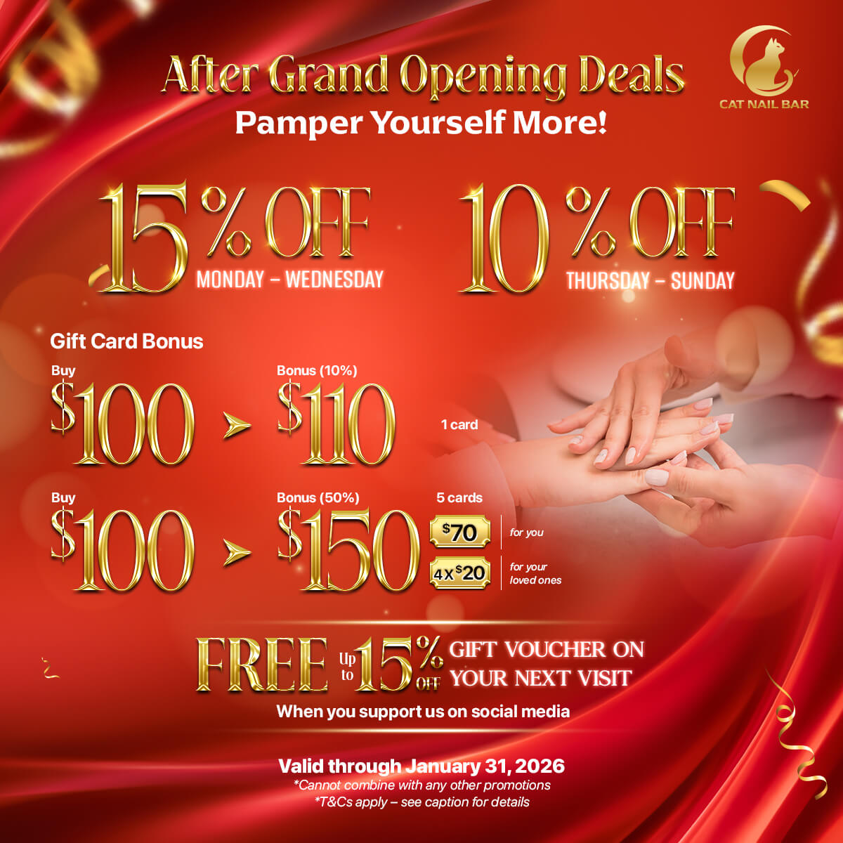 ✨ CAT NAIL BAR - Promotion ✨